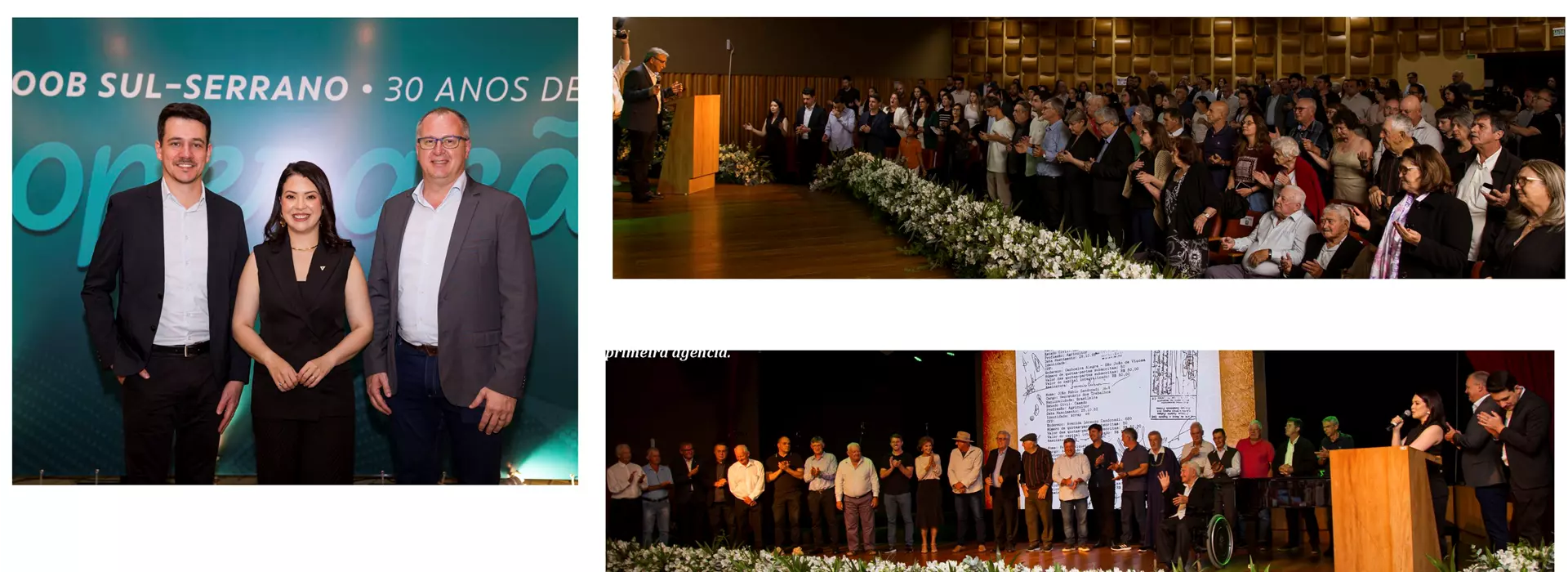 Sicoob Sul-Serrano celebra 30 anos em Venda Nova com noite de homenagens e emoção